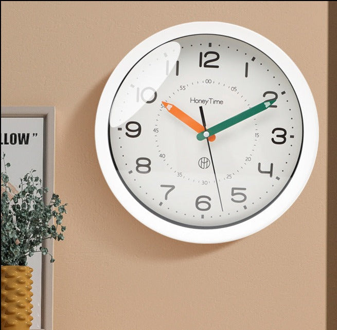 StilKids 12-Inch Quiet Wall Clock For Kids' Rooms And Classrooms