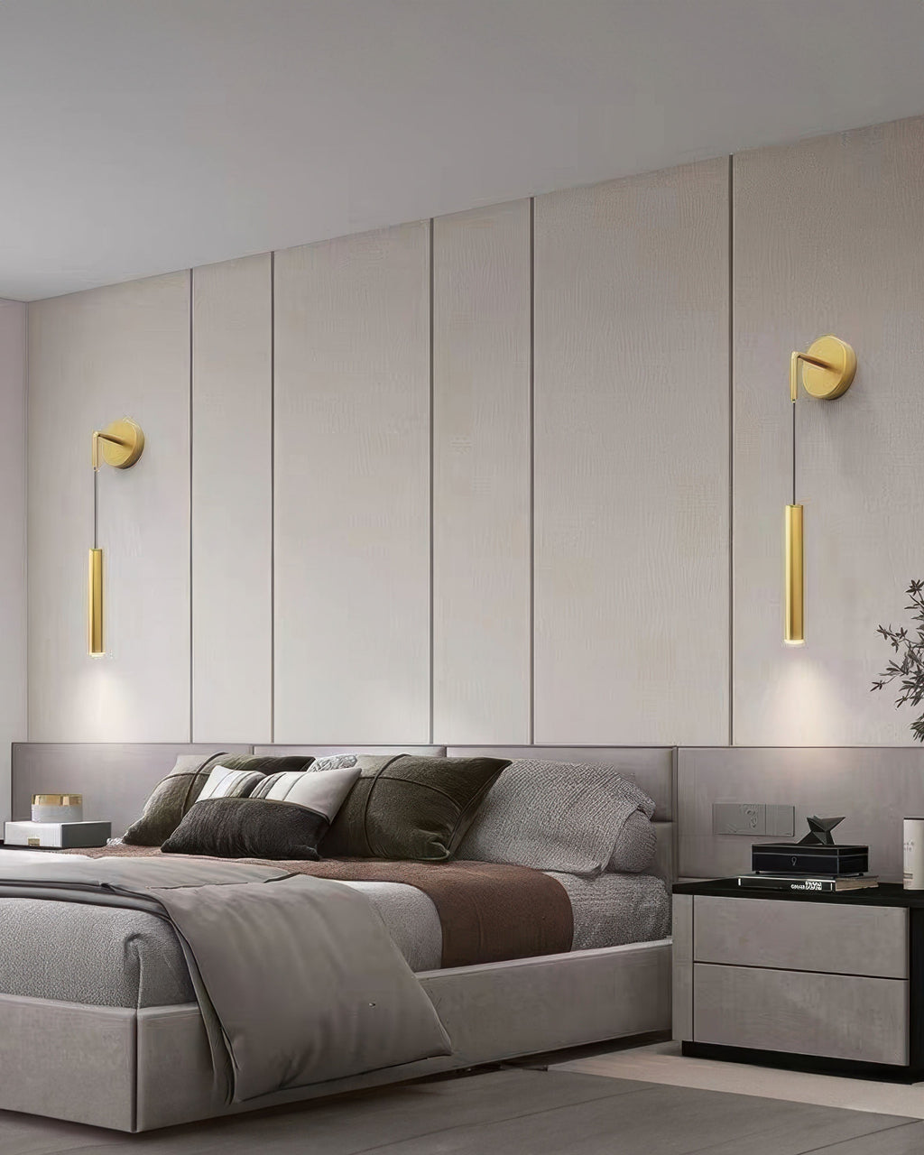 Modern Cylinder LED Wall Sconce Mount Lamp For Hallways And Living Areas
