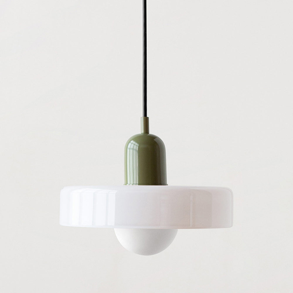 Bauhaus Colored Glass Pendant Light For Modern Homes