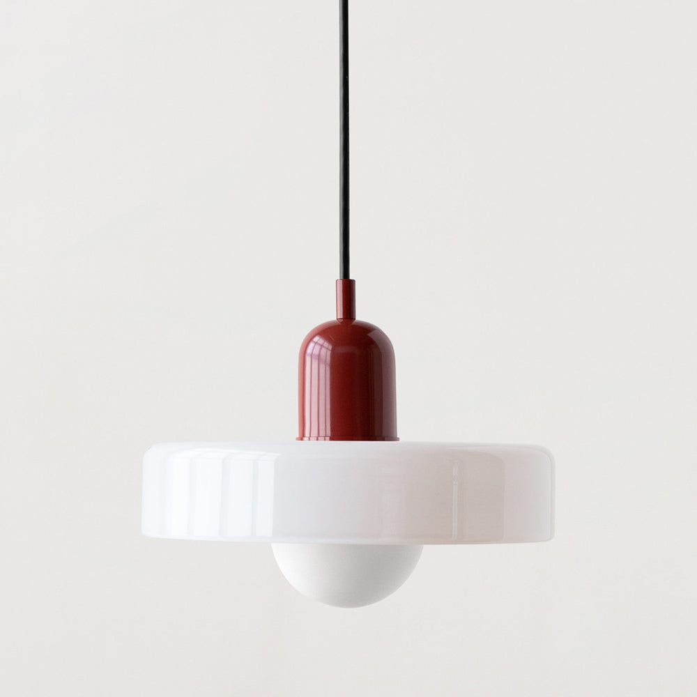 Bauhaus Colored Glass Pendant Light For Modern Homes