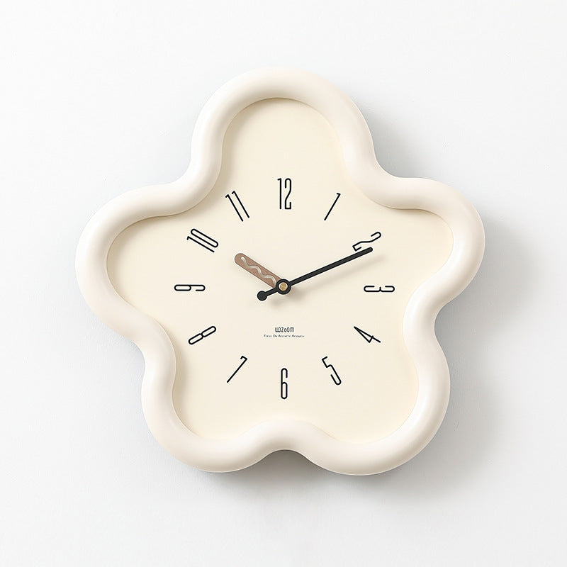 3D Bloemenpendelklok met Stil Sweep Eco-vriendelijke Slaapkamerdecoratie