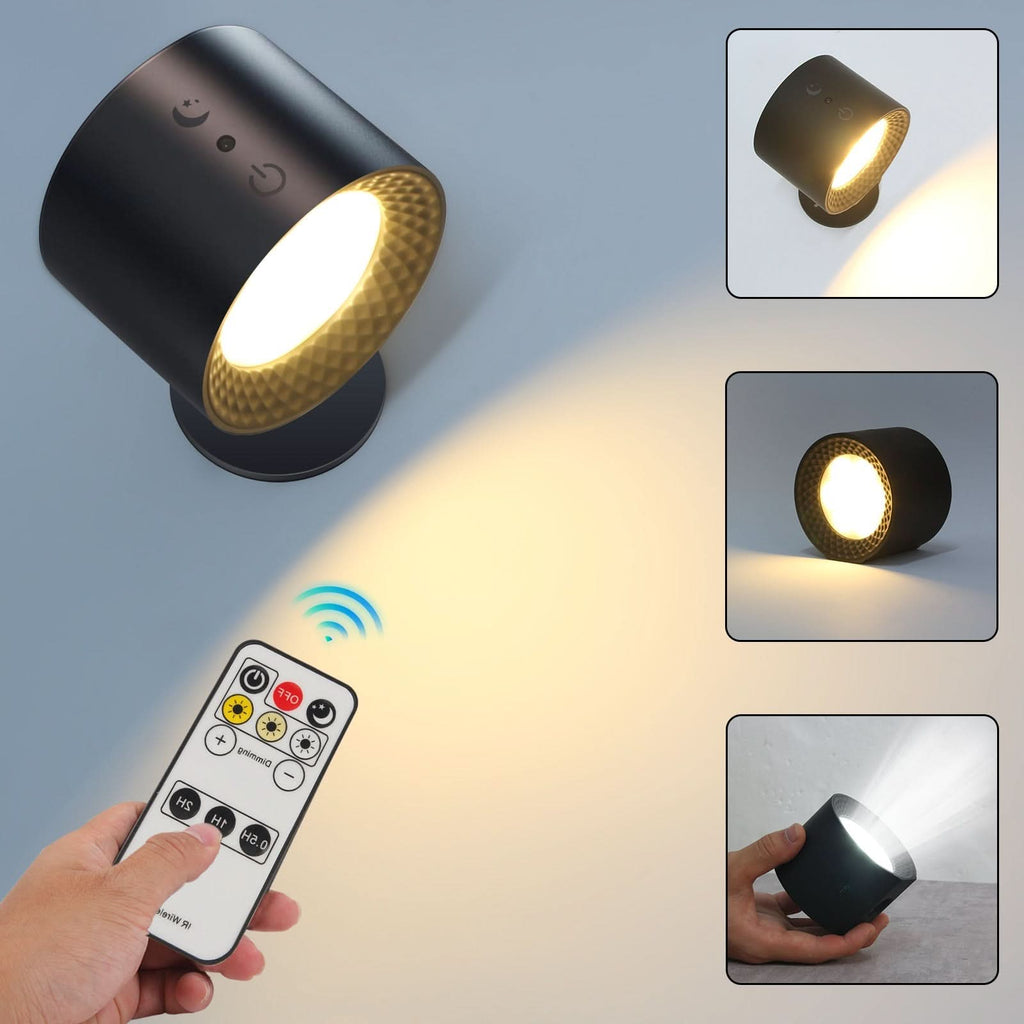NovaGlow LED Wall Light, Dimmable and 360-Degree Rotatable for Every Home