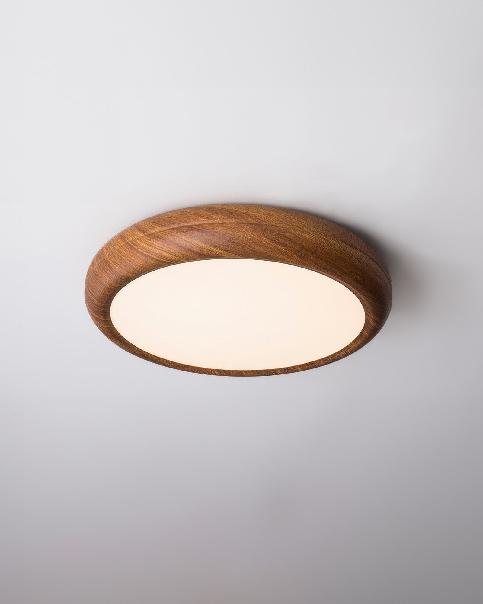 Modern Walnut Ceiling Lamp With Full Spectrum Lighting For Home Use