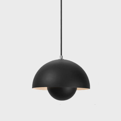 Boreal 1-Light Semicircle Dome Pendant Light Modern