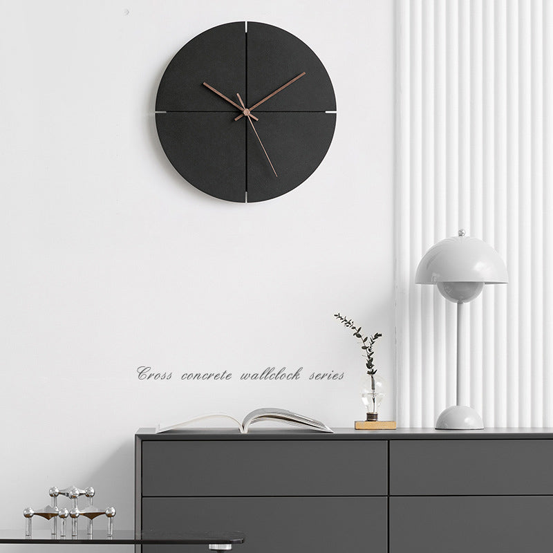 Quiet Contemporary Wall Clock For Living Room Decor With Silent Operation