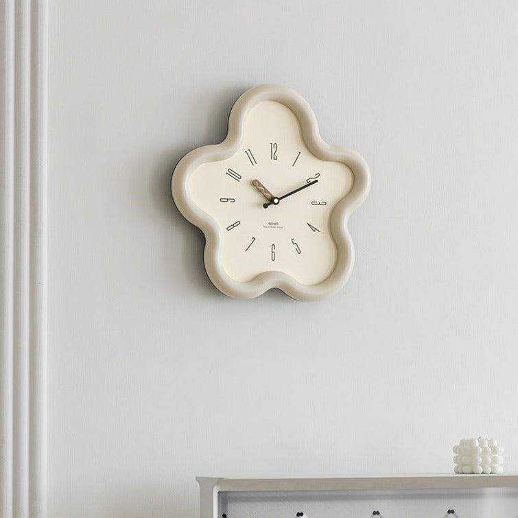 3D Bloemenpendelklok met Stil Sweep Eco-vriendelijke Slaapkamerdecoratie