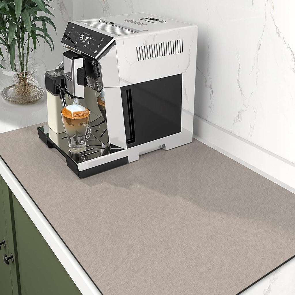 Tappetino Assorbente Antiscivolo per Macchina da Caffè, 30x40-50x60 Cm