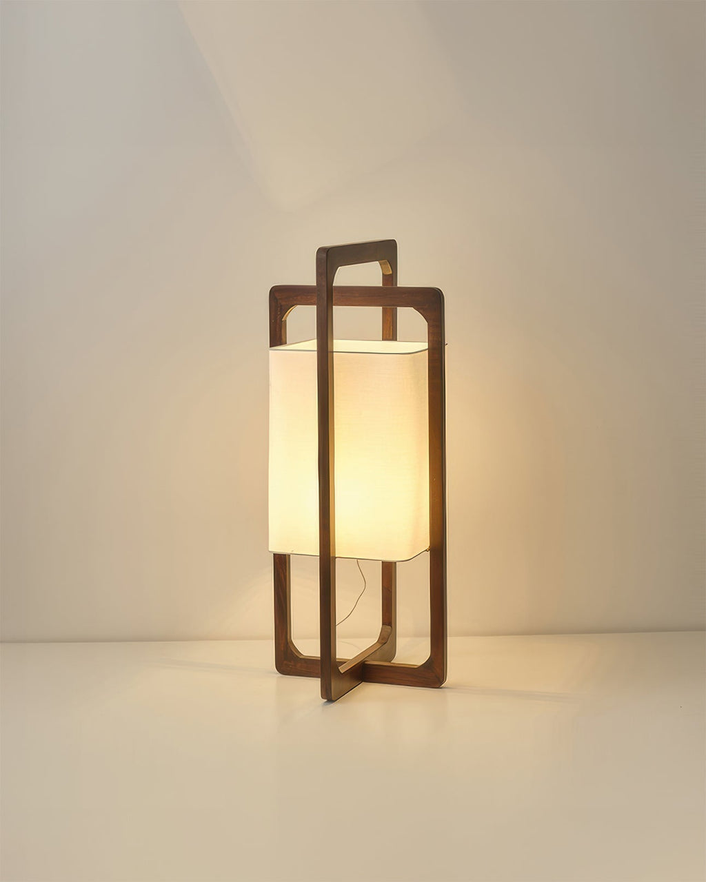 Zen Inspired Retro Japanese Wood Floor Lamp For Modern Living Rooms