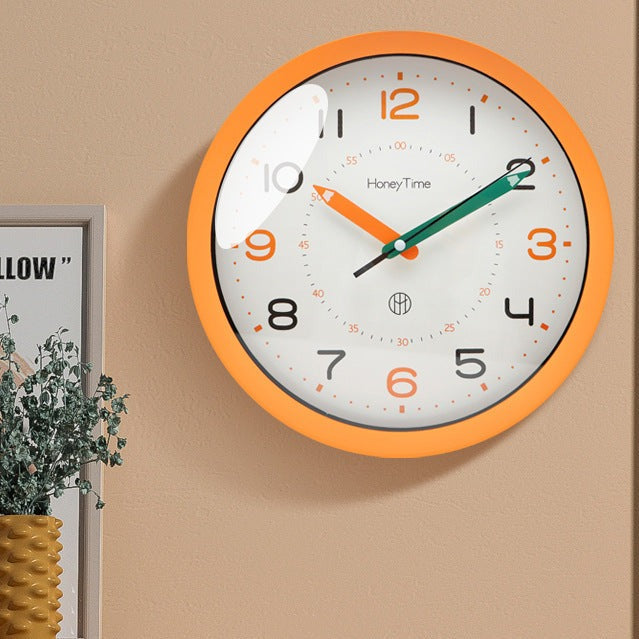 StilKids 12-Inch Quiet Wall Clock For Kids' Rooms And Classrooms