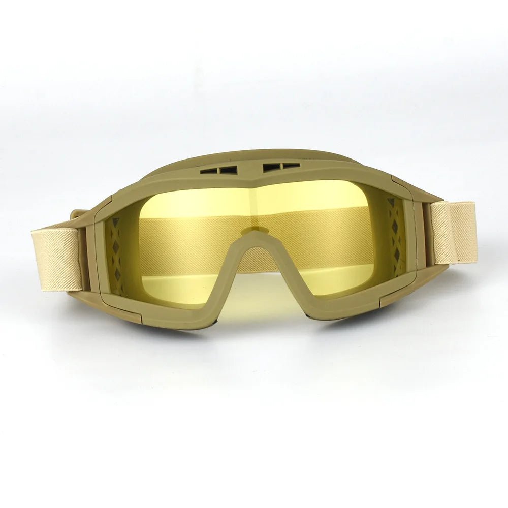 GuardSight Taktische Schutzbrille mit drei austauschbaren Gläsern für den Außenbereich