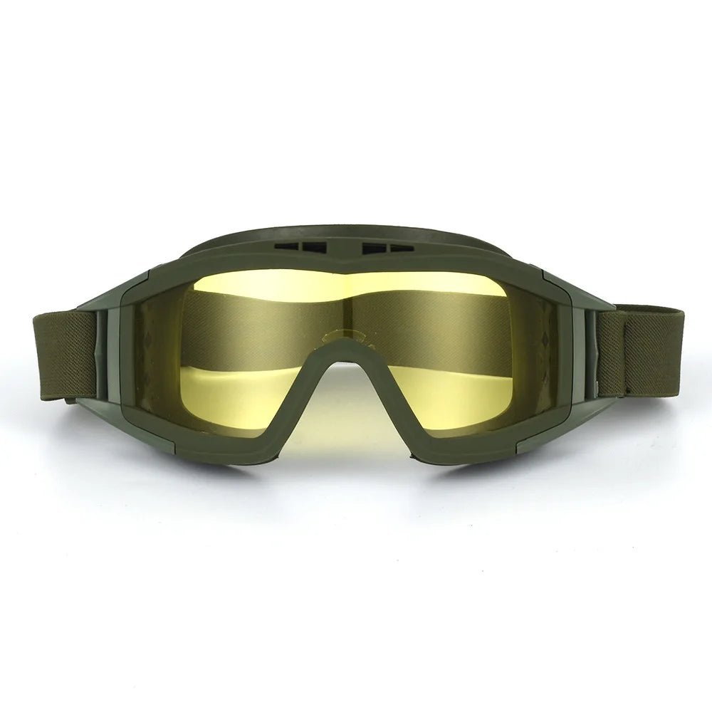 GuardSight Taktische Schutzbrille mit drei austauschbaren Gläsern für den Außenbereich
