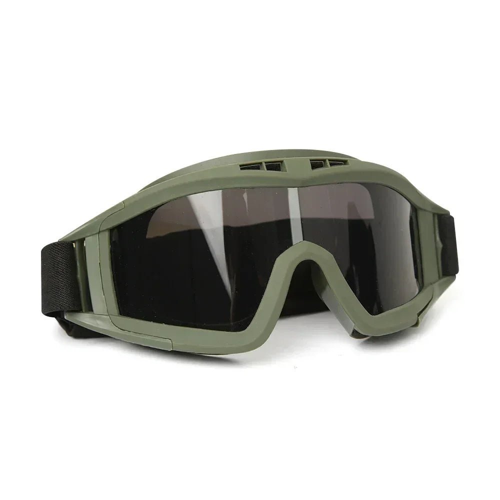 GuardSight Taktische Schutzbrille mit drei austauschbaren Gläsern für den Außenbereich