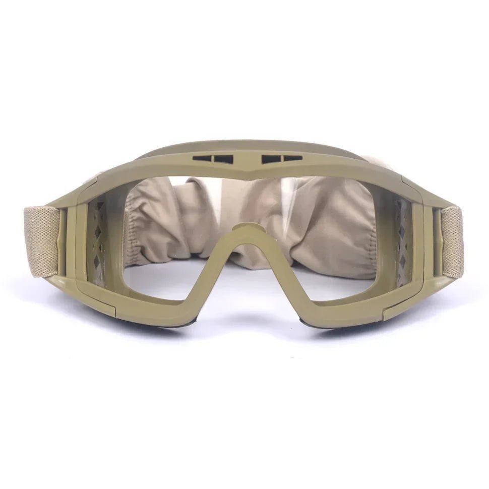 GuardSight Taktische Schutzbrille mit drei austauschbaren Gläsern für den Außenbereich