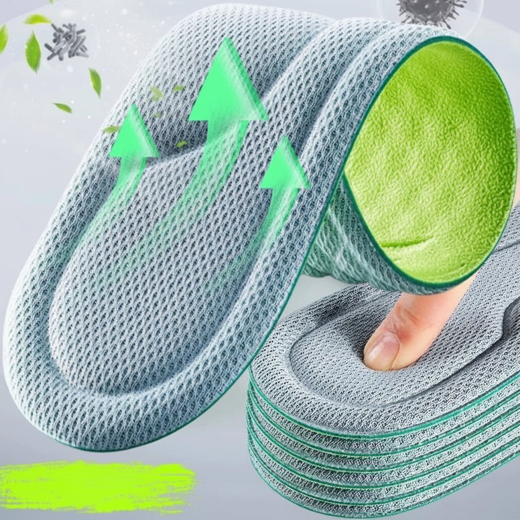 Freshstep ortopædiske memory foam indlægssåler til unisex fodstøtte
