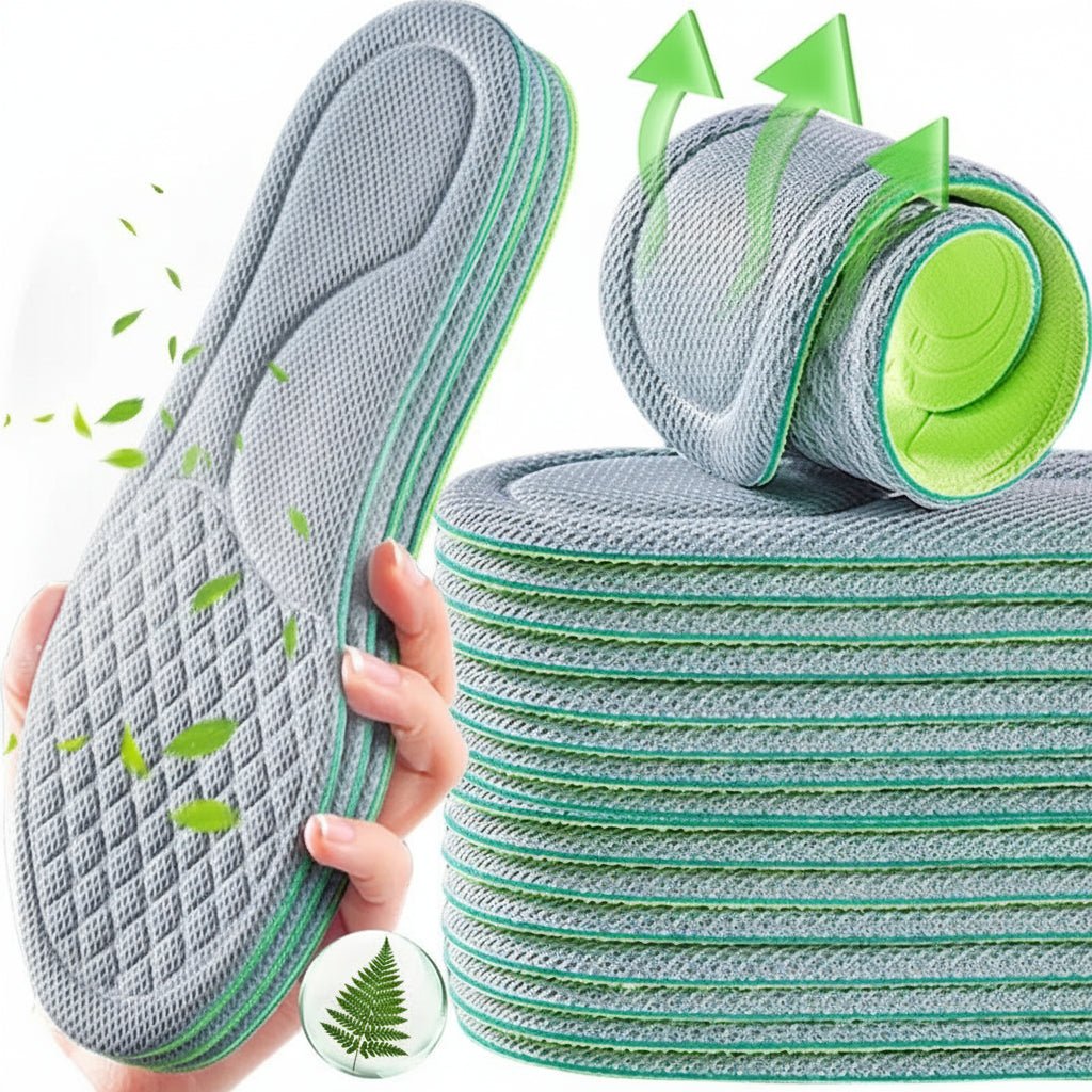 Freshstep ortopædiske memory foam indlægssåler til unisex fodstøtte