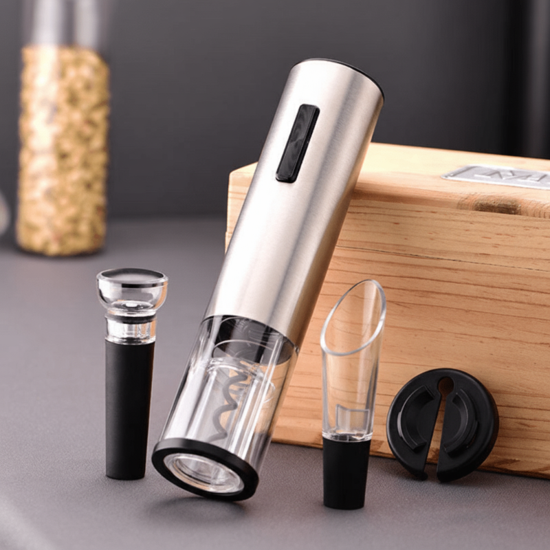 Electric Wine Opener Set for Smooth Bottle Opening