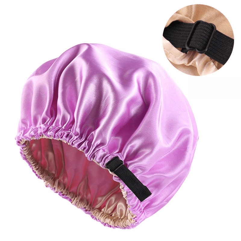 SilkGlow Satin-Haube für Übernachtlichen Haarschutz