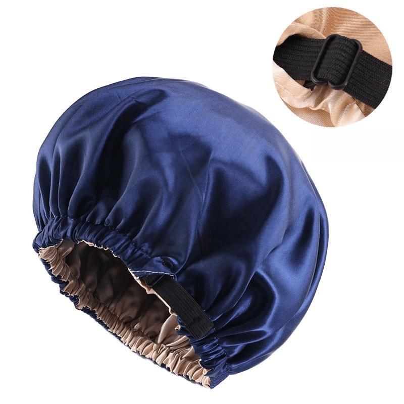 SilkGlow Satin-Haube für Übernachtlichen Haarschutz