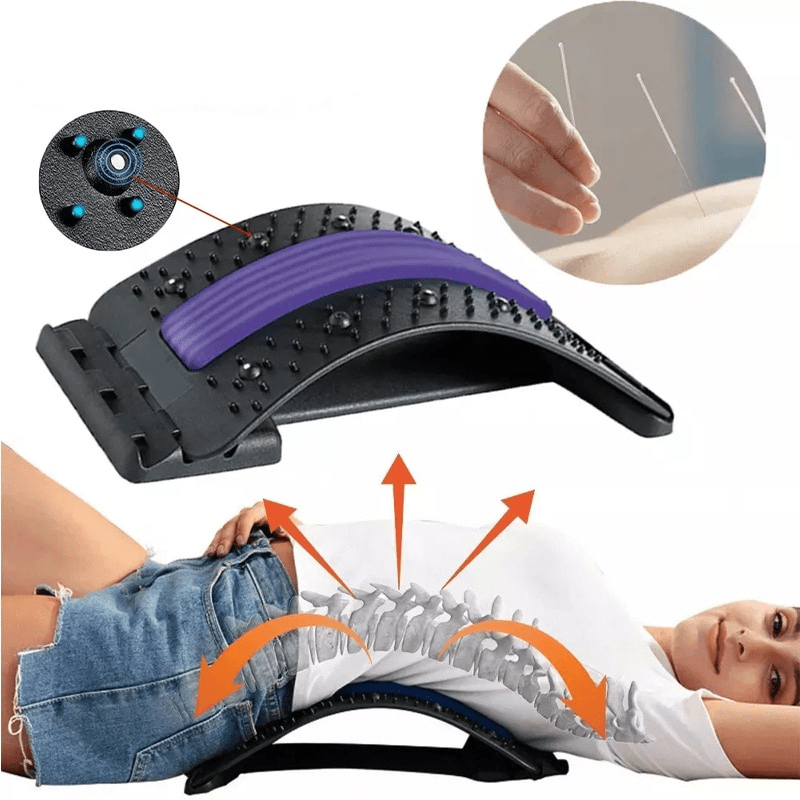 NovaRelief Magnetic Therapy Massage Bed For Back Pain Relief And Posture Improvement