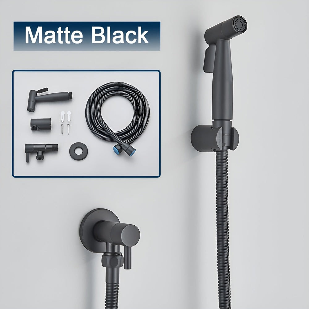 304 Stainless Steel Wall Mounted Bidet Sprayer Set For Toilet Hygiene