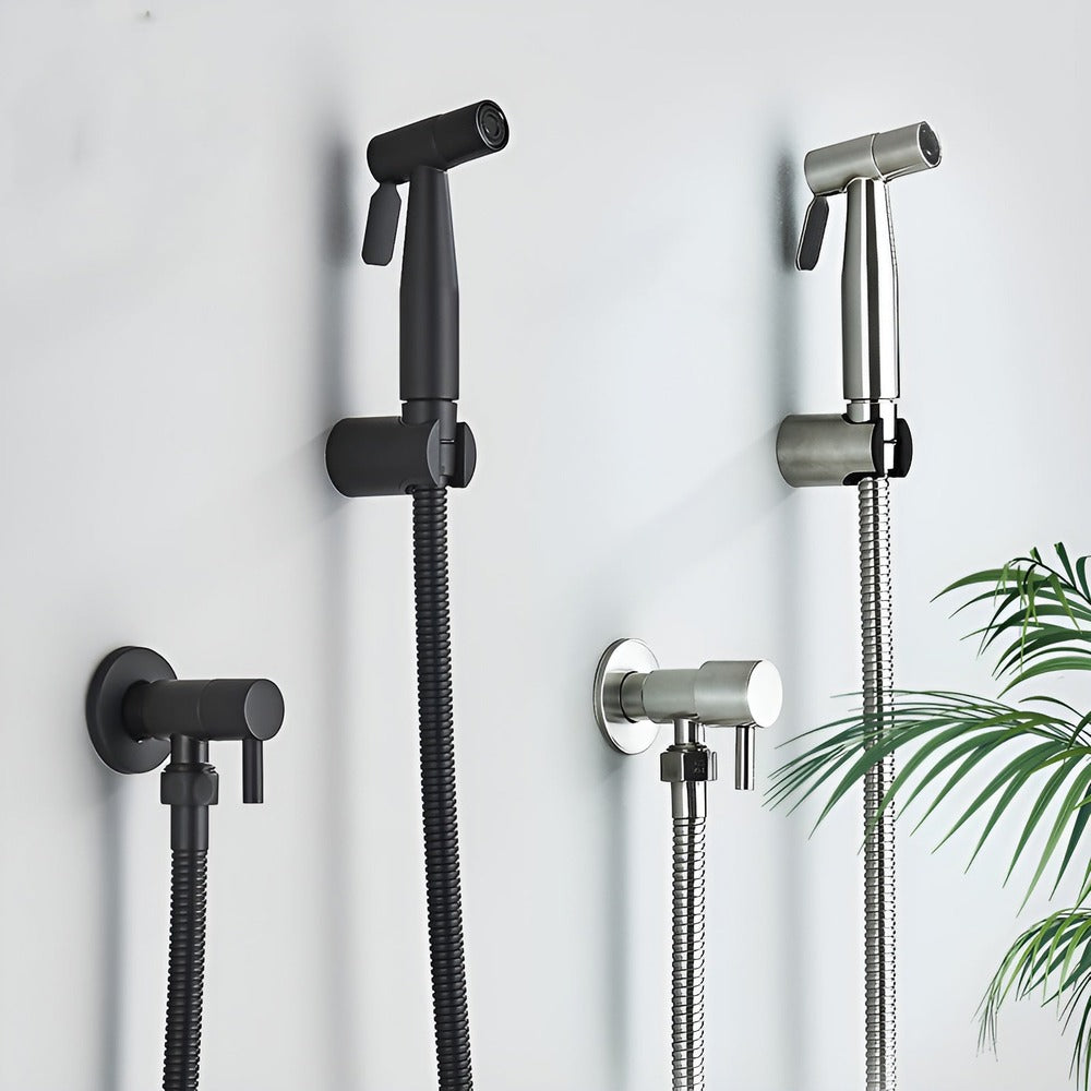 304 Stainless Steel Wall Mounted Bidet Sprayer Set For Toilet Hygiene