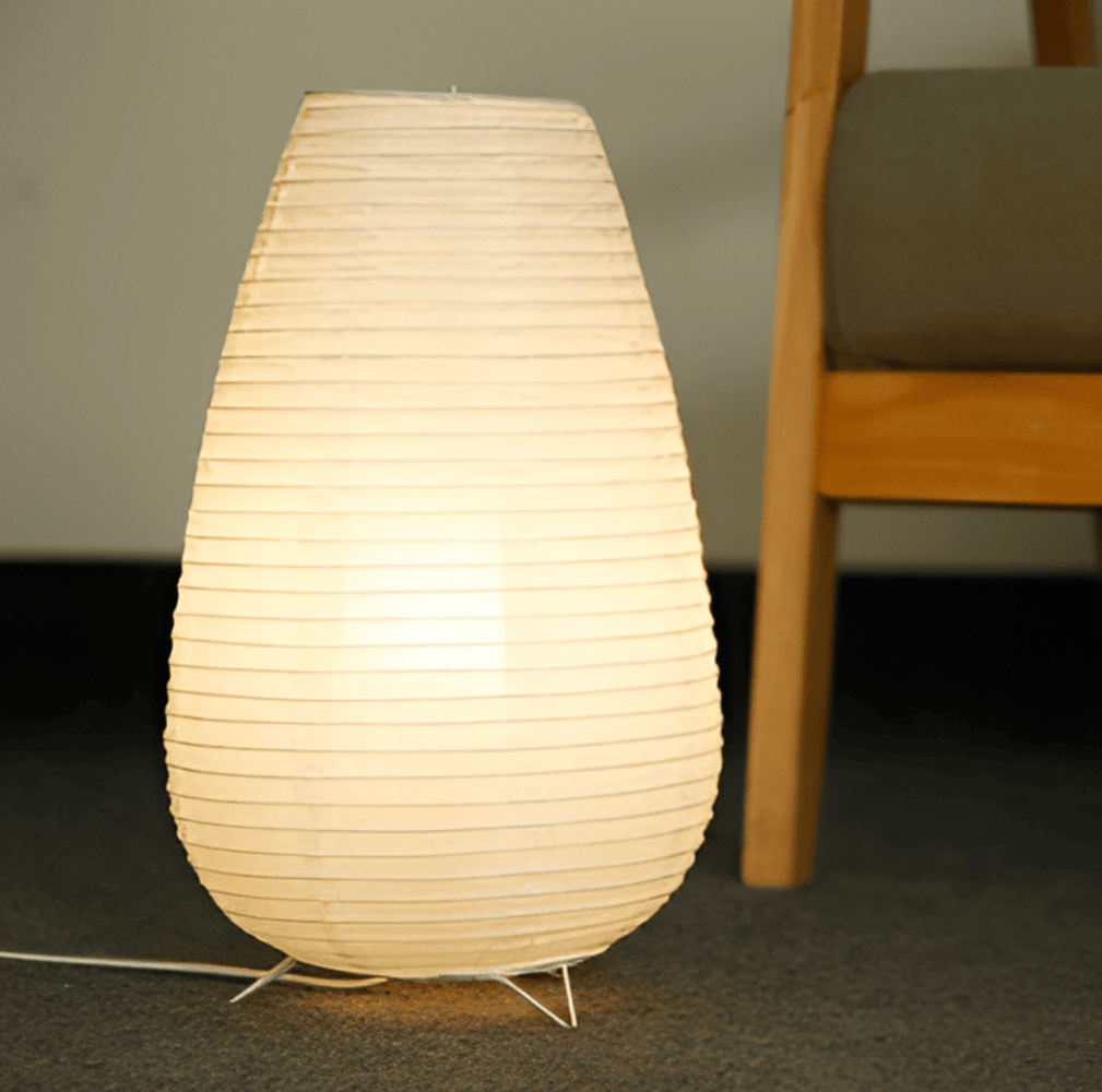 Japonská lampa Miyori s rýžovým papírem pro domácí dekoraci
