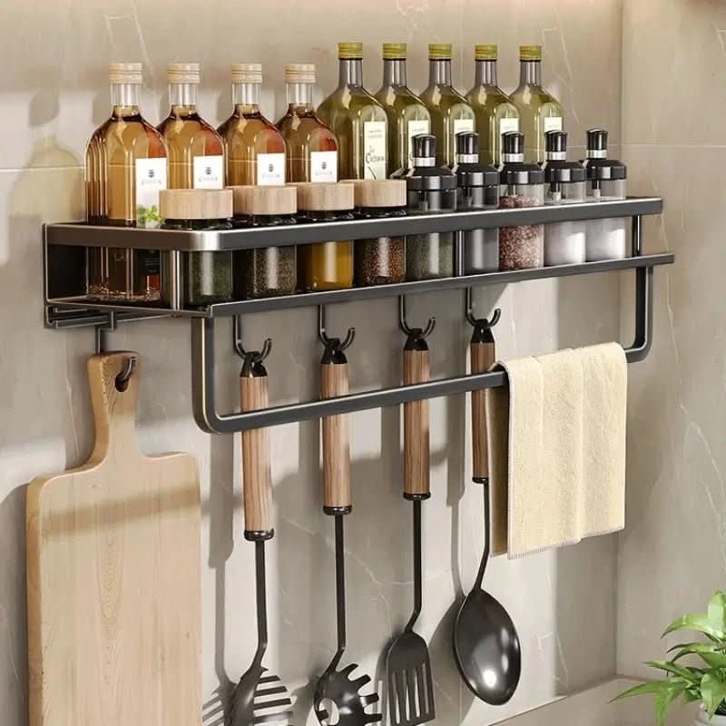 Estante de Pared Práctico NovaShelf para Tus Esenciales de Cocina
