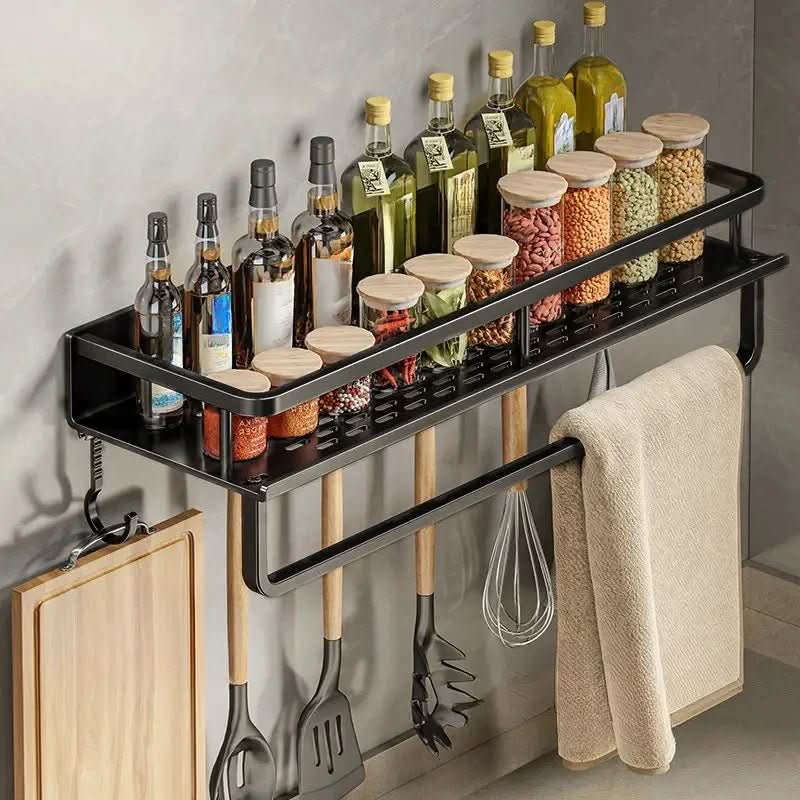 Estante de Pared Práctico NovaShelf para Tus Esenciales de Cocina