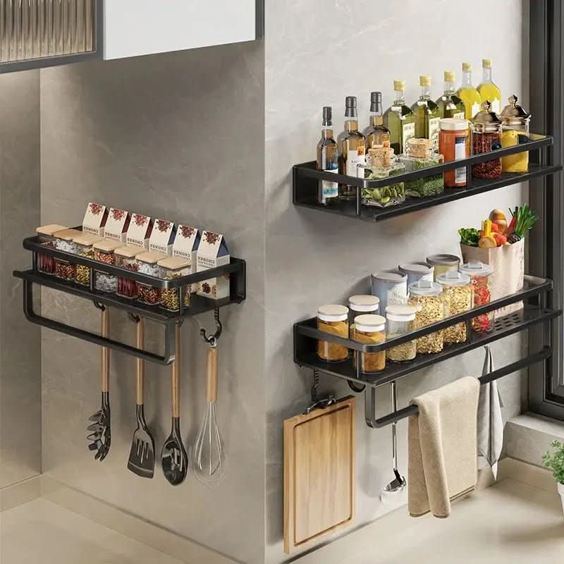Estante de Pared Práctico NovaShelf para Tus Esenciales de Cocina