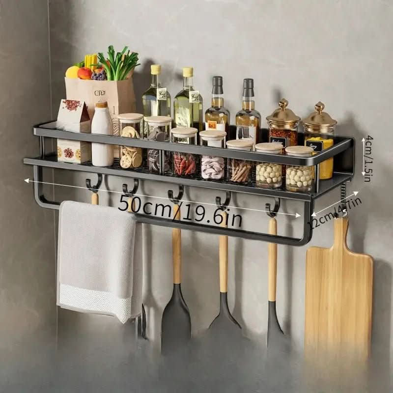Estante de Pared Práctico NovaShelf para Tus Esenciales de Cocina