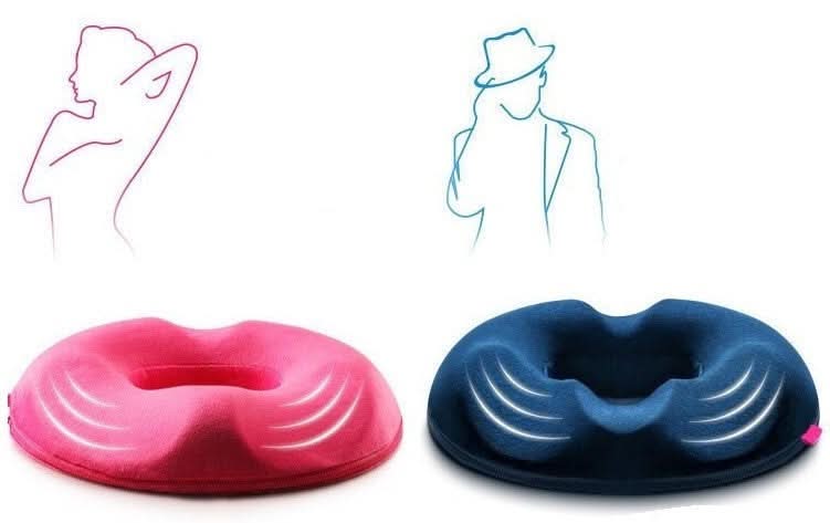 LuminaSeat Orthopedic Seat Cushion for Tailbone and Back Relief