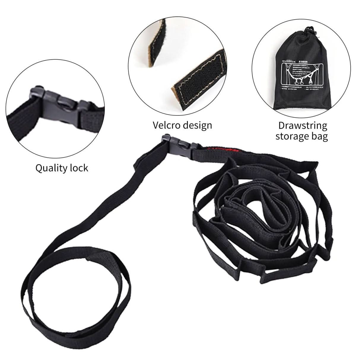 Portable Outdoor Lanyard For Tents And Camping Gear