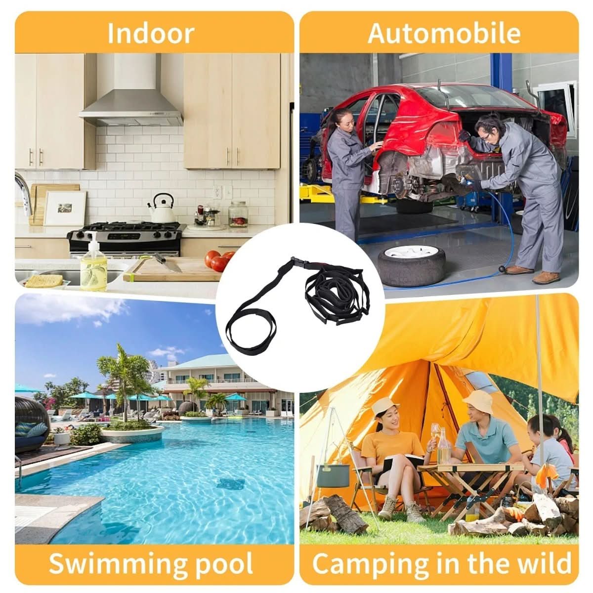 Portable Outdoor Lanyard For Tents And Camping Gear