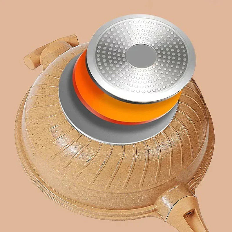 Eco Cuisine Premium Wok für alle Wärmequellen Kochgeschirr-Kollektion