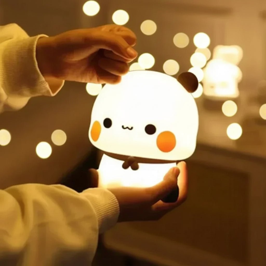 LumiPanda Roztomilá LED panda noční světlo pro uklidnění ložnic