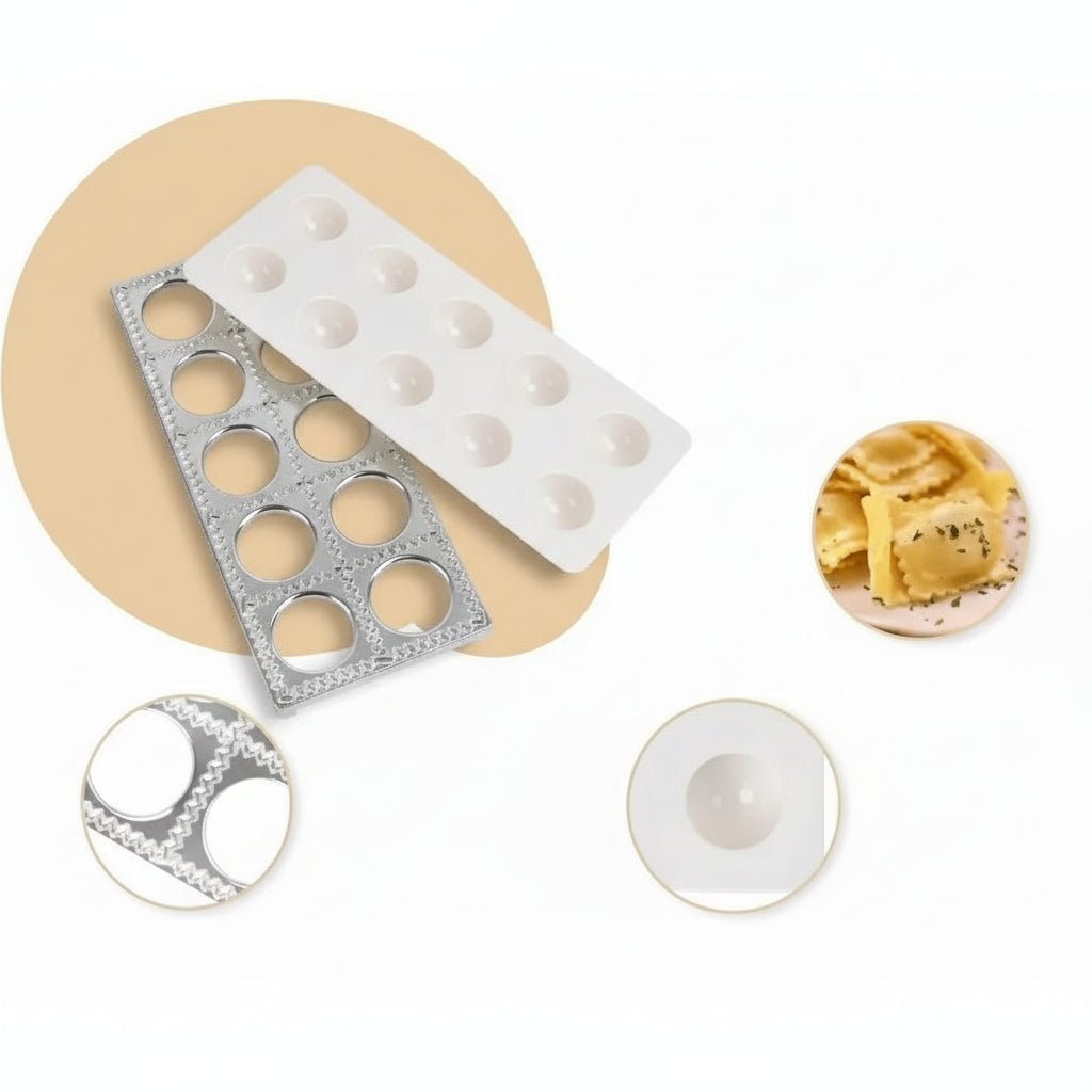 PastaCraft Traditional Pasta Board And Gnocchi Molding Set In Beech Wood