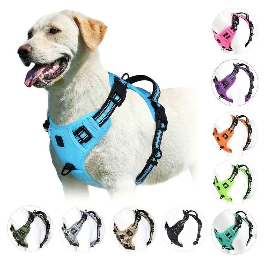 PathStride Reflective, Breathable Dog Harness For Small And Large Dogs