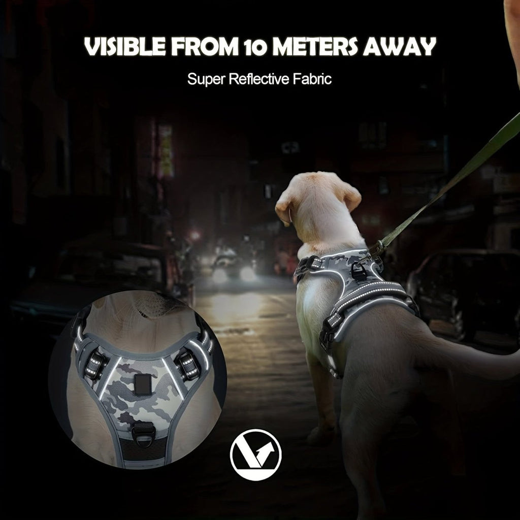 PathStride Reflective, Breathable Dog Harness For Small And Large Dogs