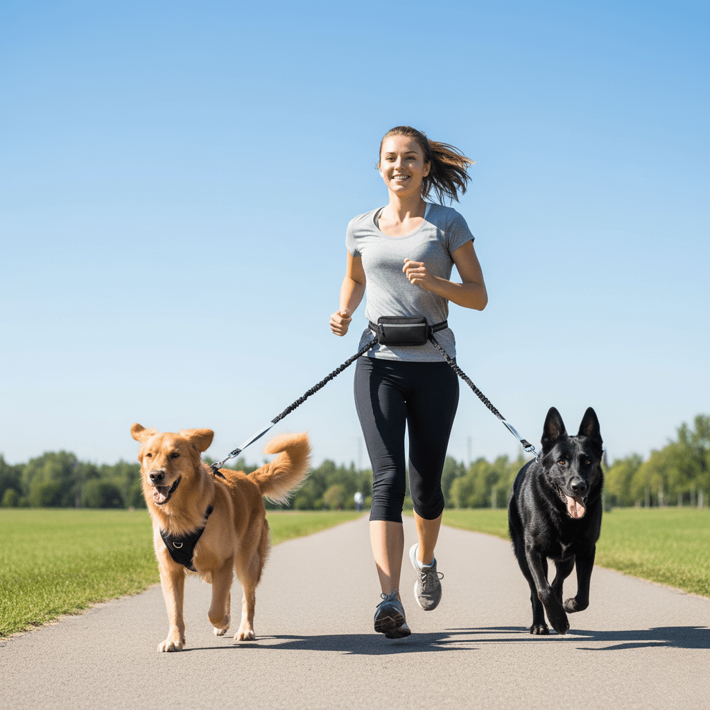 Guinzaglio Comfort TrailMate Imbottito a Mani Libere per Addestramento e Passeggiate
