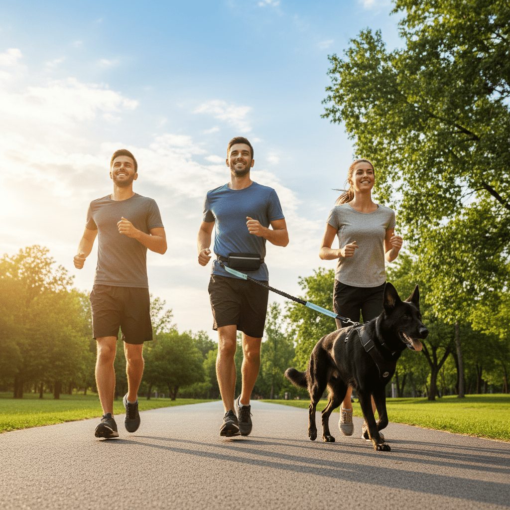 Guinzaglio Comfort TrailMate Imbottito a Mani Libere per Addestramento e Passeggiate