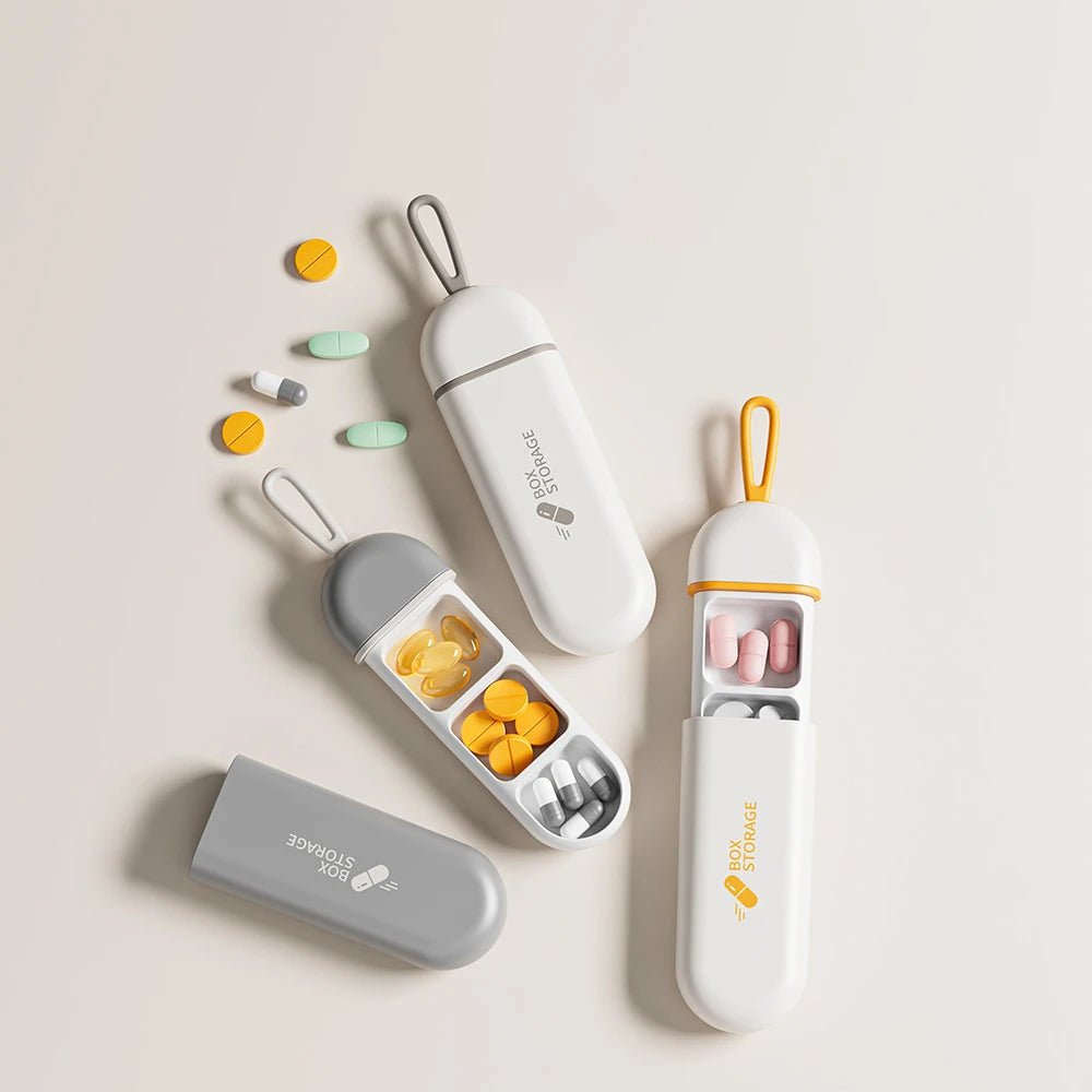 VitaCase Pocket Travel Pillbox In A Compact Size Case