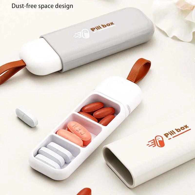 VitaCase Pocket Travel Pillbox In A Compact Size Case
