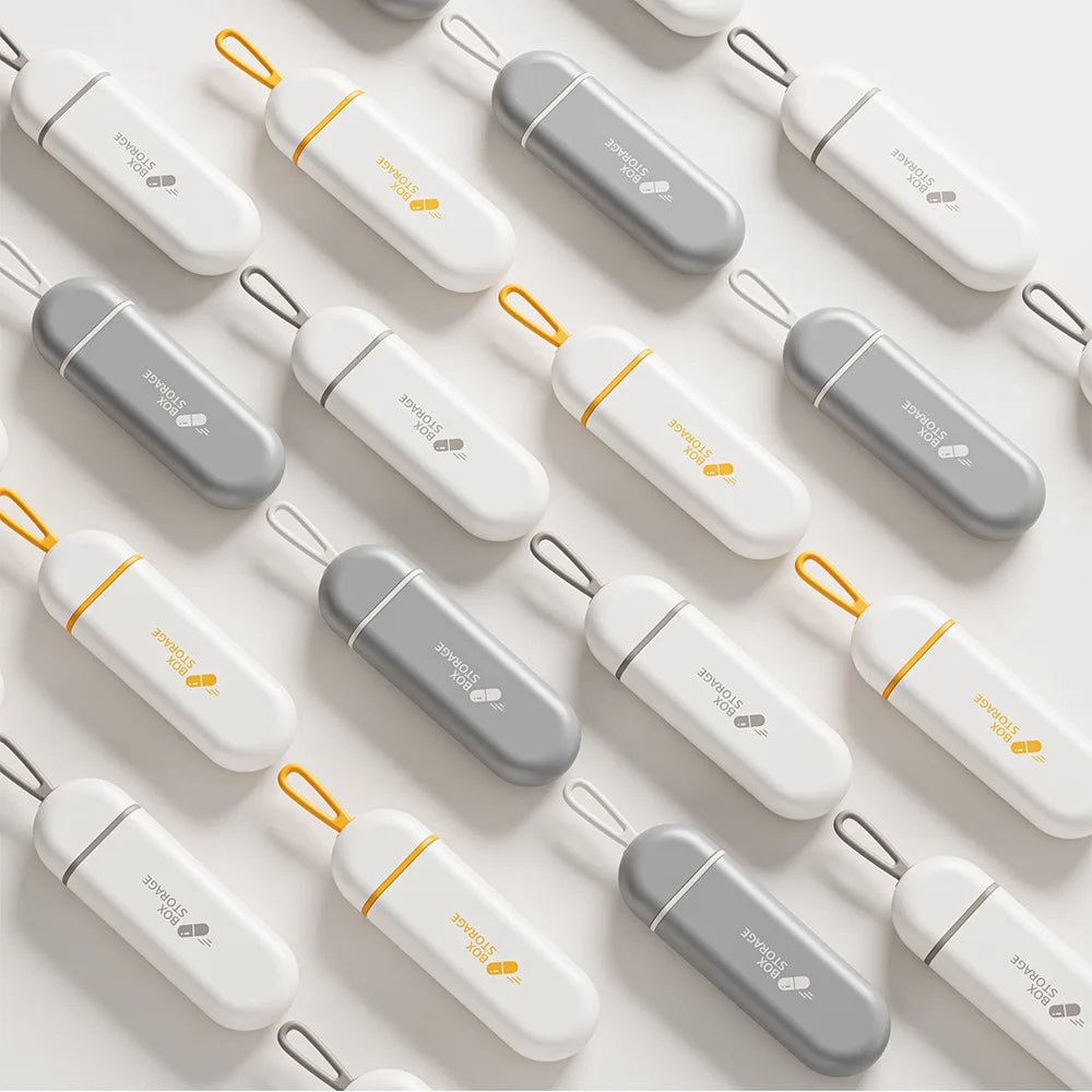 VitaCase Pocket Travel Pillbox In A Compact Size Case