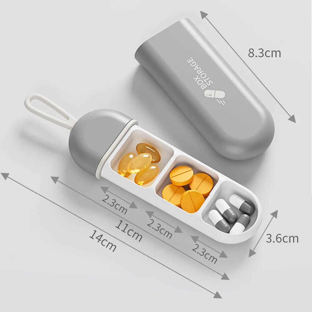 VitaCase Pocket Travel Pillbox In A Compact Size Case