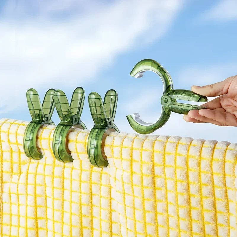 AeroGrip Plastic Clothespins For Secure Holding Of Towels