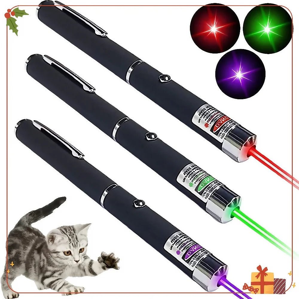 LumaNova Mini LED Laser Pointer and Flashlight 2-in-1 Pet Toy