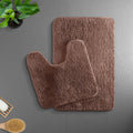 LuxeNest ComfortMat Fluffy Microfiber Bath Mat With Quick Drying And Non Slip