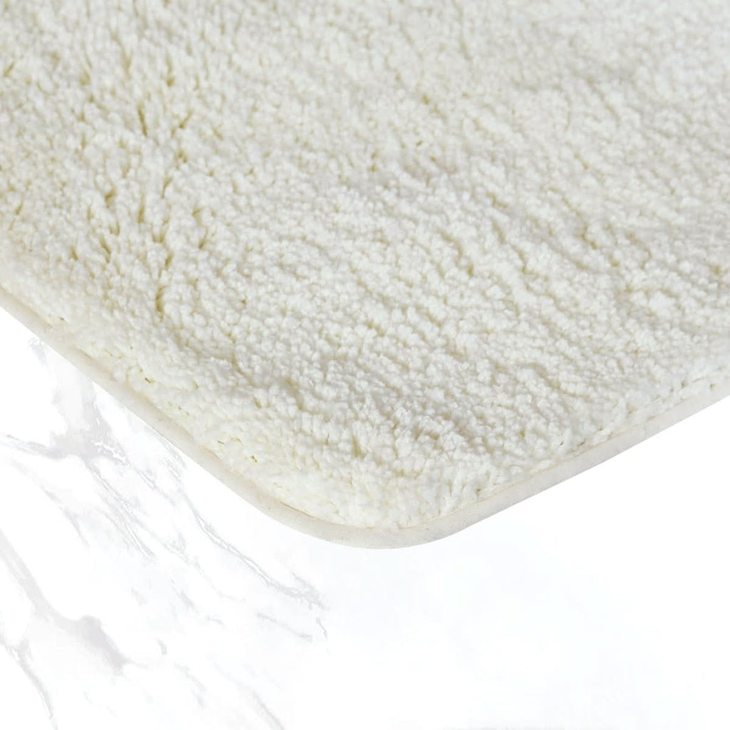 LuxeNest ComfortMat Fluffy Microfiber Bath Mat With Quick Drying And Non Slip