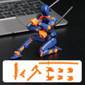 PulseForge Mech Figure: 3D Action Figure With Dynamic Posing And Multi-Joint