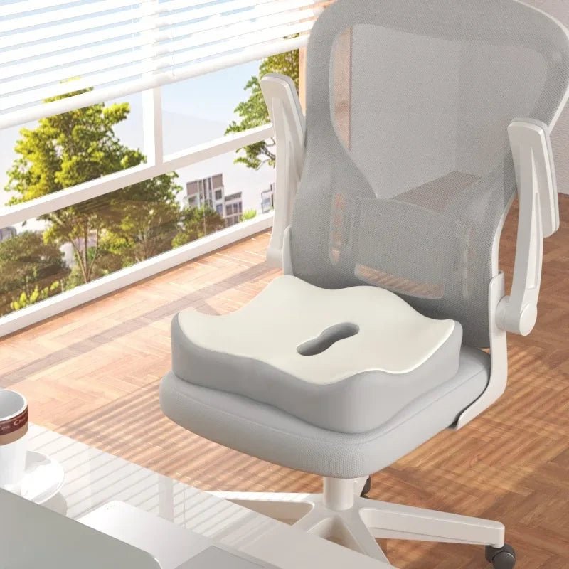 PeakEase Office Seat Cushion With Memory Foam Lumbar Support